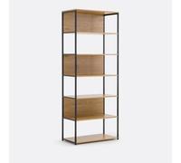 LA REDOUTE INTERIEURS Módulo De Vestidor Con 3 Cajones Para 6 Estantes, OAKI. Talla talla única. Color Negro/Madera
