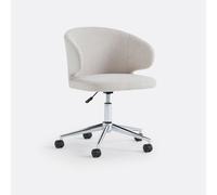 LA REDOUTE INTERIEURS Sillón De Escritorio Con Ruedas, Elga. Talla talla única. Color beige