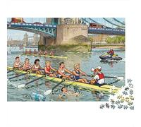 La Regata Paddle Clash Puzzle De Madera Impermeable DIY Puzzles De 1000 Piezas para Adultos Desafiante Y Estimulante Rompecabezas para Juegos Educativos