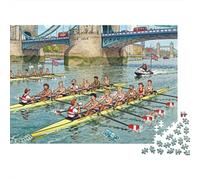 La Regata Paddle Clash Puzzle De Madera Impermeable Puzzles De 1000 Piezas Regalos para Adultos Imposible Rompecabezas Juegos Desafiantes
