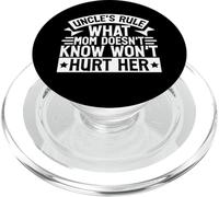 La regla del tío Lo que mamá no sabe no lastimará a su tío PopSockets PopGrip para MagSafe