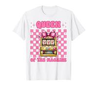 La Reina de la máquina tragamonedas Casino 777 Chica de Juego Camiseta