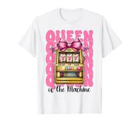 La Reina de la máquina tragamonedas Casino 777 Chica de Juego Camiseta