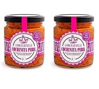 La Reina de las Tortillas - Líder europeo en gastronomía artesanal mexicana - Cochinita pibil. Plato tradicional de la península de Yucatán listo para calentar y servir. 250g. 6 raciones aprox