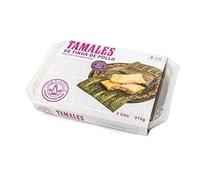 La Reina de las Tortillas, Tamales de Tinga de Pollo, Listos para Servir, Sin Gluten, Maíz 100% Nixtamalizado, Pack 3 Unidades, 315g