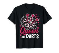 La reina de los dardos lanza dardos en forma de ojo de buey, tiro de dardos, amante de los dardos Camiseta