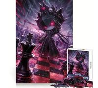 La Reina del Ajedrez, Rompecabezas de 1000 Piezas, Regalos para Adultos, Fortalece la Memoria, Tiempo de Serenidad, Calidad, Borde, Deseo de Santa Claus 38x26cm