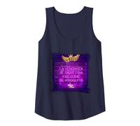 La Reina del Flow - Venganza Camiseta sin Mangas, Mujer, Azul Marino, L