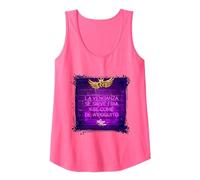 La Reina del Flow - Venganza Camiseta sin Mangas, Mujer, Rosado Neón, XXL