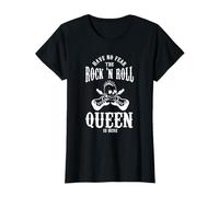 La Reina Del Rock 'n Roll Está Aquí Rock 'n Roll Player Camiseta