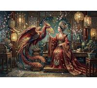 La Reina fénix Puzzle 1000 Piezas Adultos Y Niños,Desafío,14 Años+,Deco Pared,Regalo Ideal,Premium,Cartón,Rompecabezas,Anti-estrés,Educativo,Reto,Relax 70x50cm