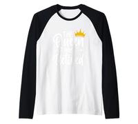 La reina se ha retirado divertido diseño Camiseta Manga Raglan