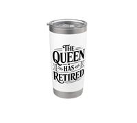 La reina se ha retirado divertido retiro de reina Vaso térmico de acero inoxidable de doble pared