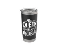 La reina se ha retirado divertido retiro de reina Vaso térmico de acero inoxidable de doble pared