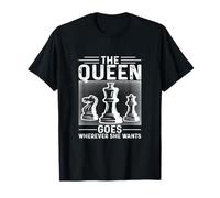 La Reina va Donde quiera - Bee Chess Camiseta