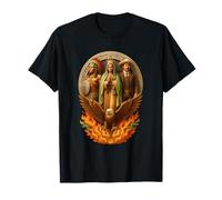 La Reina Virgen de Guadalupe Pancho Villa Guerrero Azteca Camiseta