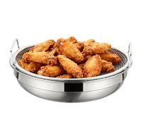 La Rejilla Para Freír Es Una Herramienta De Cocina Clave Diseñada Para Mejorar Su Experiencia Culinaria Con Su Funcionalidad Versátil Y Su Construcción Duradera. Con Un Mango Resistente Al Calor, Esta