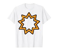 La religión Bahai Debe unir Todos los Corazones Símbolo Bahá'i Unidad Camiseta gráfica económica, Hombre, Blanco, M