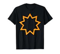 La religión Bahai Debe unir Todos los Corazones Símbolo Bahá'i Unidad Camiseta gráfica económica, Hombre, Negro, L