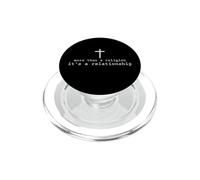 La religión Cristiana de Hombres y Mujeres más Que una relación PopSockets PopGrip para MagSafe