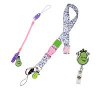 La Repera de Enfermera® Lanyard Enfermera + Carrete Retráctil + Portatijeras | Mini Set 3 Accesorios Enfermeria | Accesorios Enfermera Veterinaria y TCAE | Regalos Enfermeria y TCAE (PINK)