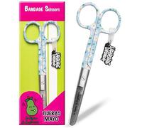 La Repera de Enfermera® Tijeras Enfermeria - Tijeras Mayo - Punta Roma Acero Inoxidable para Vendaje | Punta Redonda Profesional | Regalos de Enfermería y Accesorios Enfermera TCAE (SPRING SPLASH)