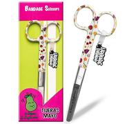 La Repera de Enfermera® Tijeras Enfermeria - Tijeras Mayo - Punta Roma Acero Inoxidable para Vendaje | Punta Redonda Profesional | Regalos de Enfermería y Accesorios Enfermera TCAE (PASSION FRUIT)