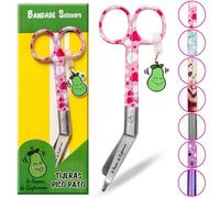 La Repera de Enfermera® Tijeras Enfermería - Tijeras Pico de Pato Punta Roma Acero Inoxidable | Punta Redonda Profesional | Regalos de Enfermería y Accesorios Enfermera TCAE (HEART LOVE)