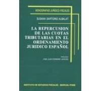 La repercusión de las cuotas tributarias en el ordenamiento jurídico español