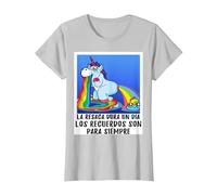 La Resaca Dura un día - Resaca de Alcohol Bebedor de Alcohol Camiseta, Mujer, Plata, S