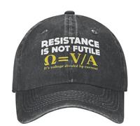 La Resistencia a la Gorra de béisbol no es inútil, Logo Divertido Deportes al Aire Libre Regalo Personalizado de Pareja de Camioneros Lavados