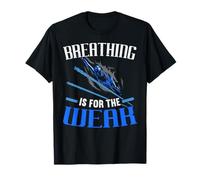 La respiración es para el Amante de la natación débil Nadador Camiseta