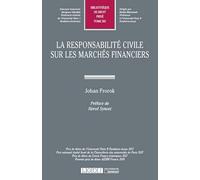 La responsabilité civile sur les marchés financiers: 581