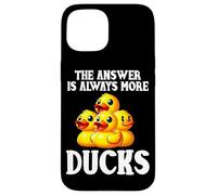 La respuesta es siempre más patitos patito de goma amante del pato Carcasa para iPhone 15