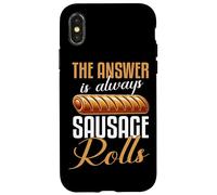 La Respuesta es Siempre Rollos de Salchicha Carcasa para iPhone X/XS