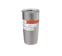 La revolución no será televisada Vaso térmico de acero inoxidable de doble pared