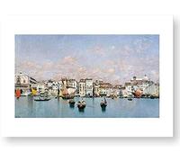 "La Riva degli Schiavoni en Venecia", impresión oficial del Museo del Prado