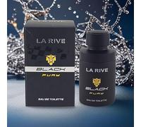 La Rive Black Fury Eau de Toilette 75 ml | Aroma fresco deportivo para hombre con notas de manzana, lavanda y amaderadas | Perfume aromático para hombre | EDT Spray