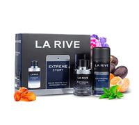 La Rive Set Eau de Toilette Extreme Story, 75 ml + Desodorante, 150 ml, para hombre