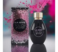 La Rive Touch of Woman Eau de Parfum para mujer (90 ml), aroma dulce oriental para mujer con café, vainilla y flores blancas, perfume en spray de larga duración, idea de regalo