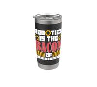 La robótica es el tocino de la robótica de inteligencia artificial Vaso térmico de acero inoxidable de doble pared