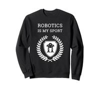 La robótica es mi Deporte Retro Mech BOT Equipo de ingeniería Stem Sudadera