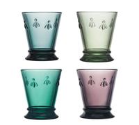 La Roca Stilvolles Trinkgläser-Set, bunt