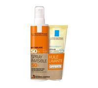 La Roche Posay Anthelios Spray Invisible SPF50 200ml + Lipikar Huile Lavante AP+ 100ml
