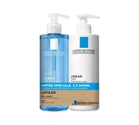 La Roche Posay Lipikar Leche 400 ml + Lipikar Gel Limpiad 400 ml