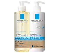 La Roche-Posay - Pack Lipikar - Aceite Lavante AP+ 400 ml + Bálsamo Relipidant 400 ml