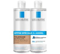 La Roche-Posay Toleriane Micellar Water for Sensitive Skin 400 ml - Pack de 2