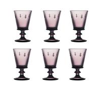 La Rochère 6 Copas de vino Abeille 24 cl Aubergine