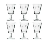 La Rochère 6 Copas de vino Fleur de Lys 24 cl Transparente