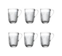 La Rochère 6 Tazas Ouessant 40 cl Transparente